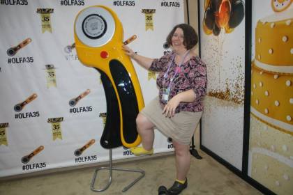 Olfa rotary cutter anniversary goofing