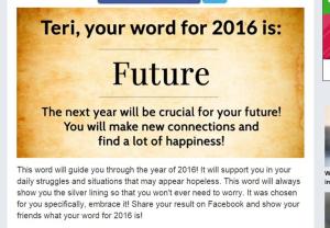 2016 word of the year